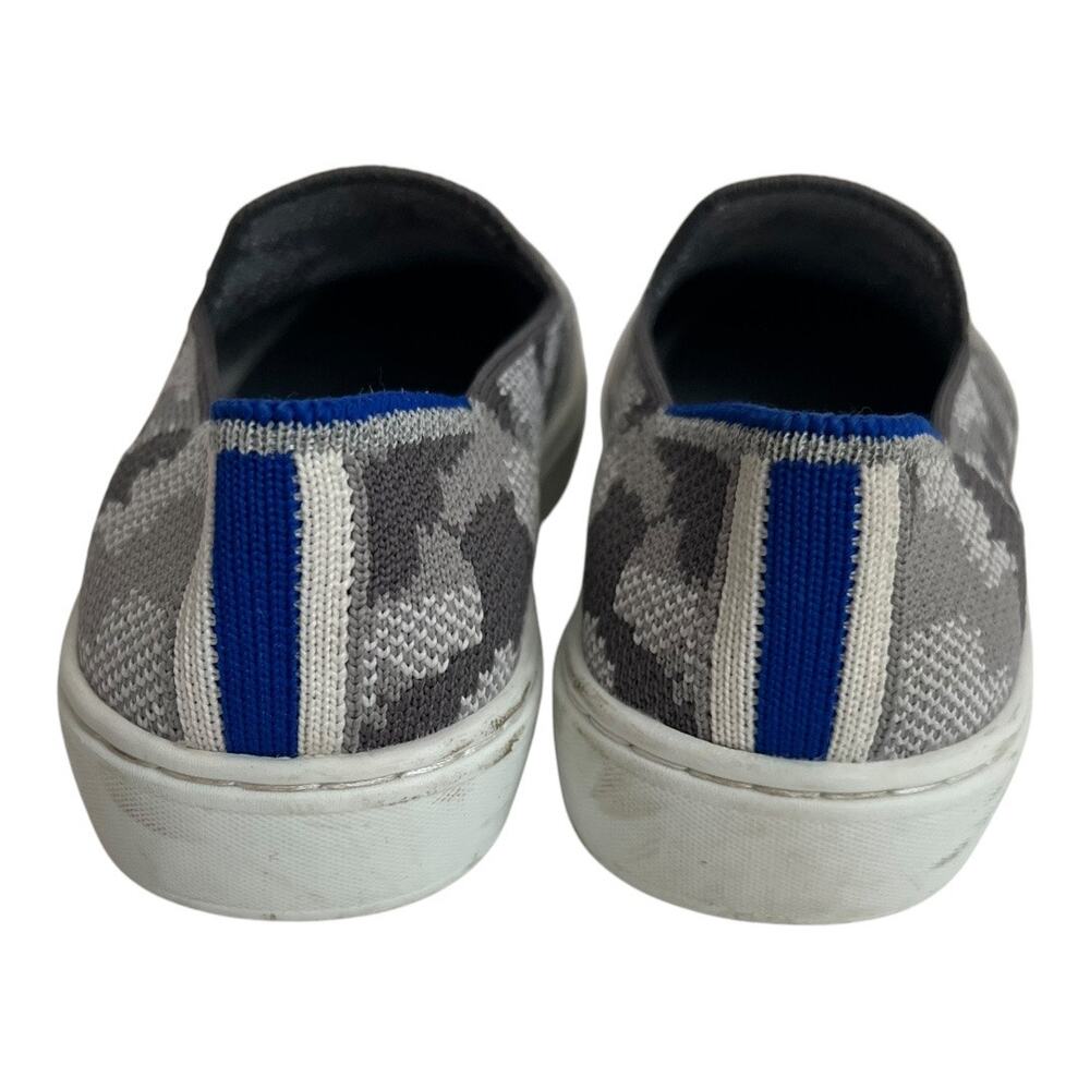 Rothy's Grey Camo Slip On Sneakers Size Kids 13 - Picture 4 of 10